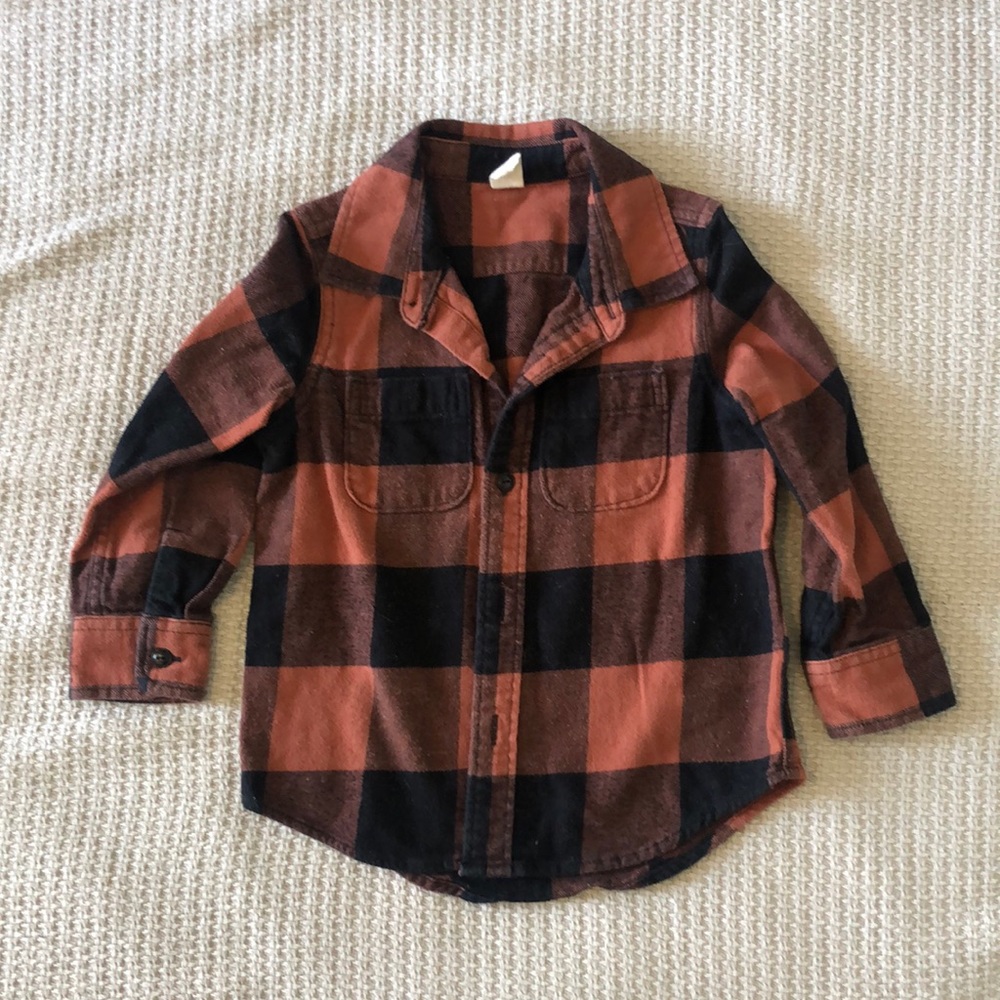 Gap Toddler Organic Cotton Flannel Shirt (3T)